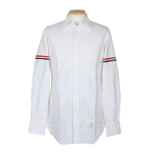 [스크래치 상품] 톰브라운 클래식 옥스포드 암밴드 셔츠 MWL150E-06177 100 (WHITE)